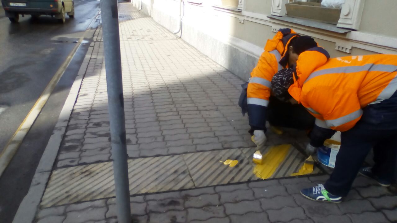 Месячник весеннего благоустройства в районе Якиманка 14.04.2018 г.